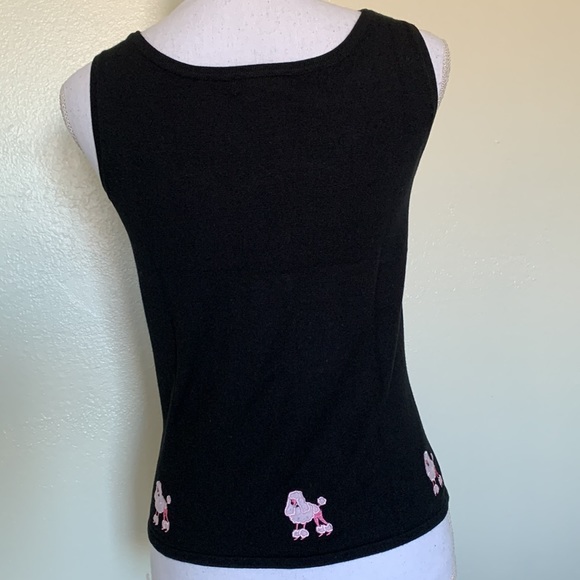 Pink Poodle Knit Tank Top - Picture 4 of 5